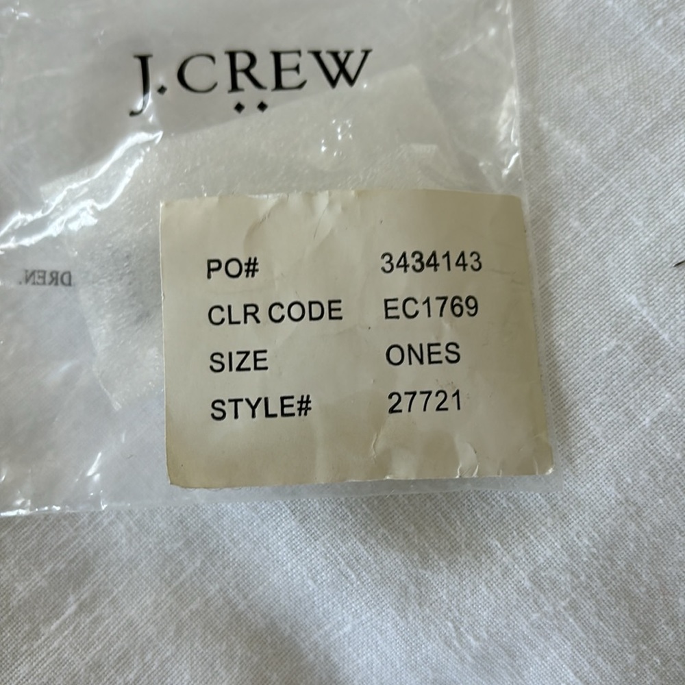 J crew factory topaz colored gemstone earrings - Picture 4 of 5